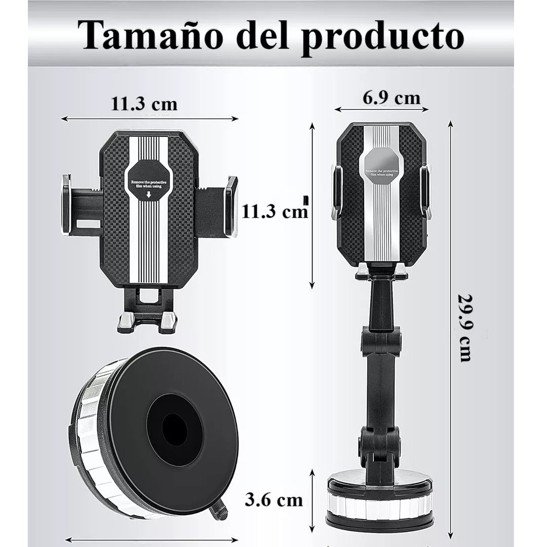 Soporte celular chupa articulado