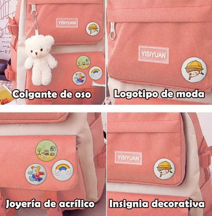 NUEVO SET DE MALETA ESCOLAR