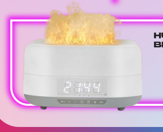 NUEVO HUMIDIFICADOR CON PARLANTE Y RELOJ