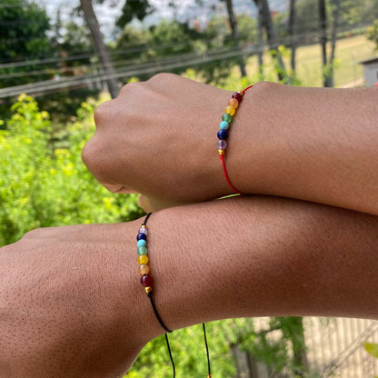 Combo Pulseras en hilo de 7 chakras 2x1